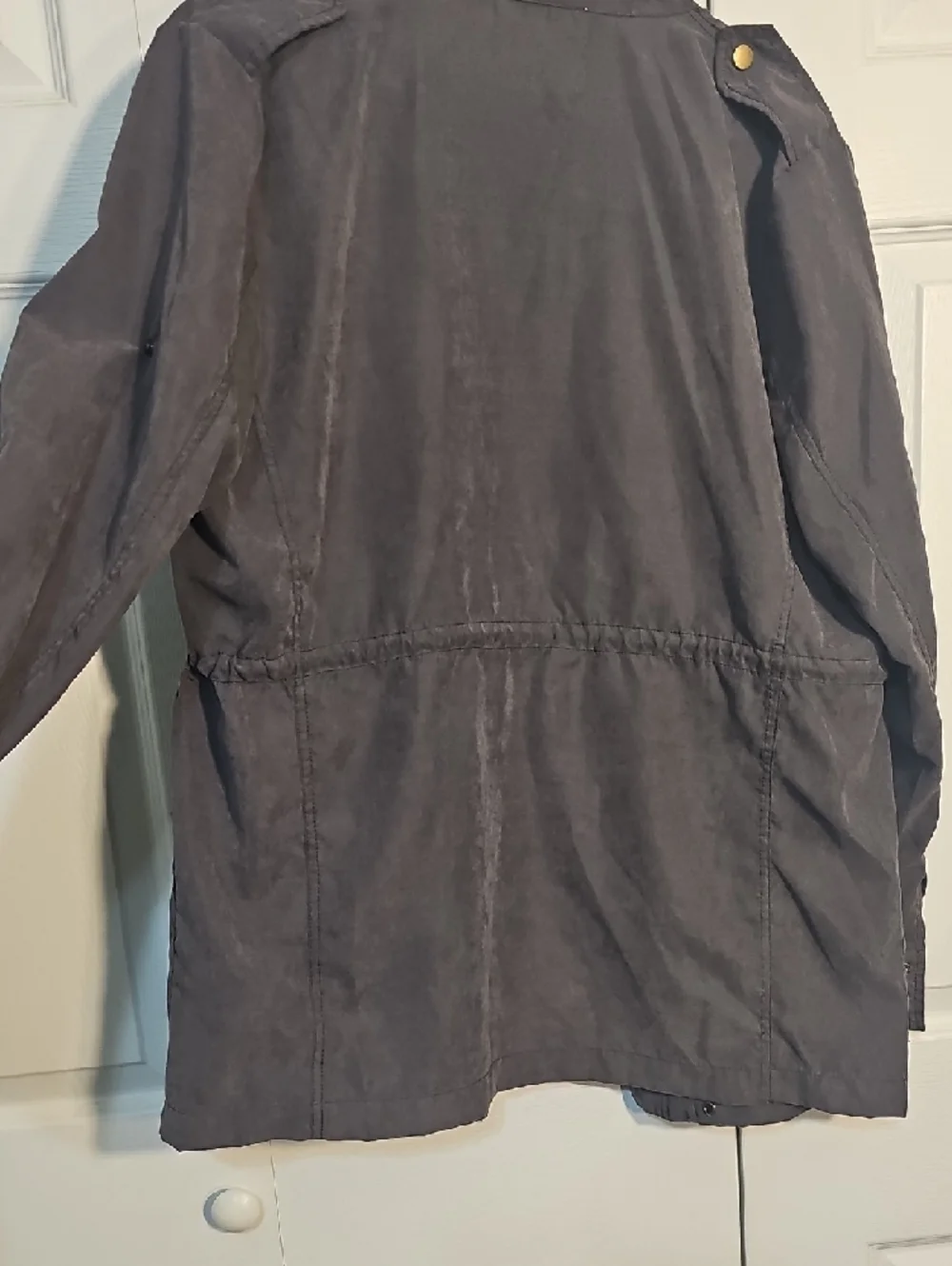 Umgee Gray Jacket with Flap Pockets - Picture 5 of 7